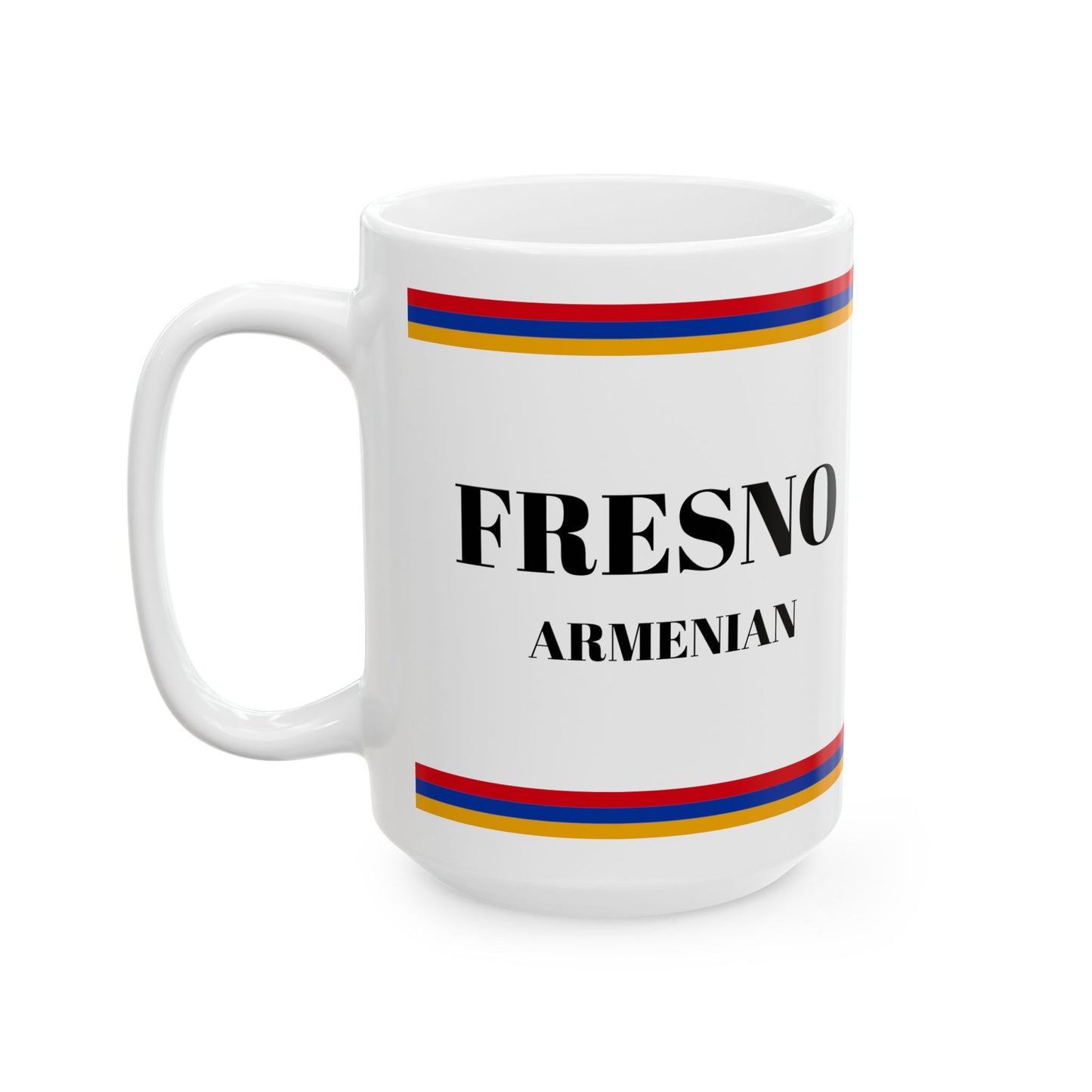 Fresno Armenian Cup, 11oz/15oz Ceramic Mug