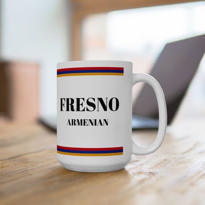 Fresno Armenian Cup, 11oz/15oz Ceramic Mug