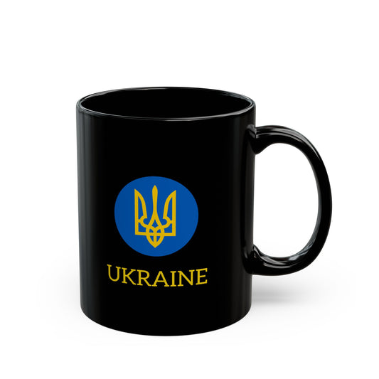 Mug - Black Ukraine Coat of Arms Mug