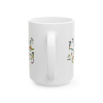Armenian Trchnagir Letters White Mug