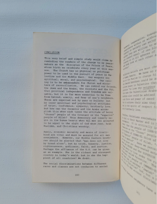 Can Israel And Arabs Be Reconciled?, Hagop A. Chakmakjian, Th.D., 1976