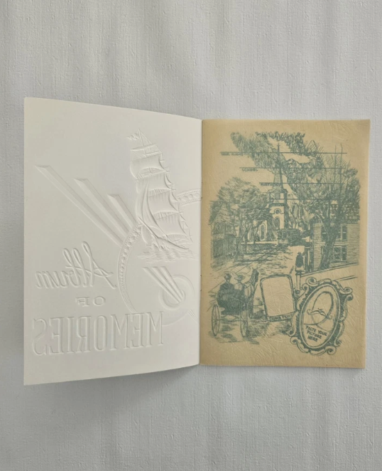 Vintage US Navy School Album Of Memories Book