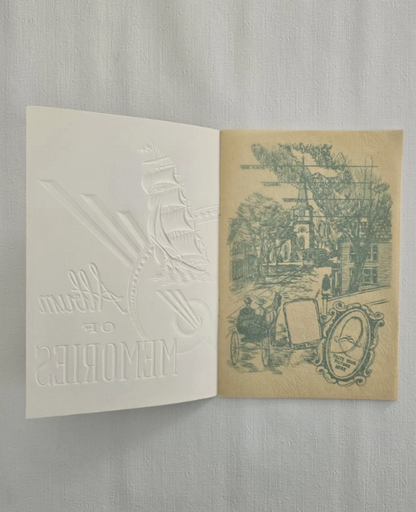 Vintage US Navy School Album Of Memories Book