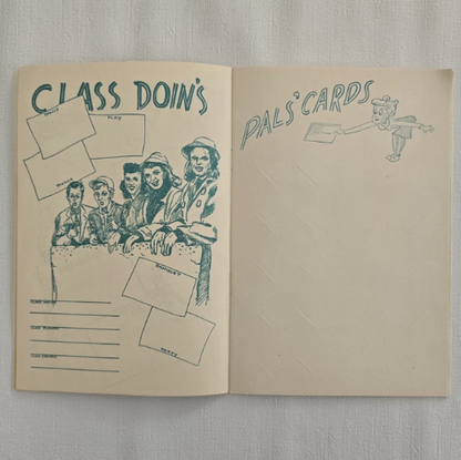 Vintage US Navy School Album Of Memories Book