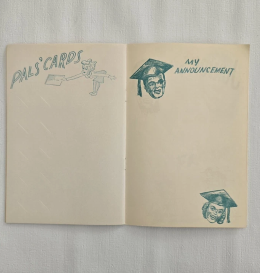 Vintage US Navy School Album Of Memories Book