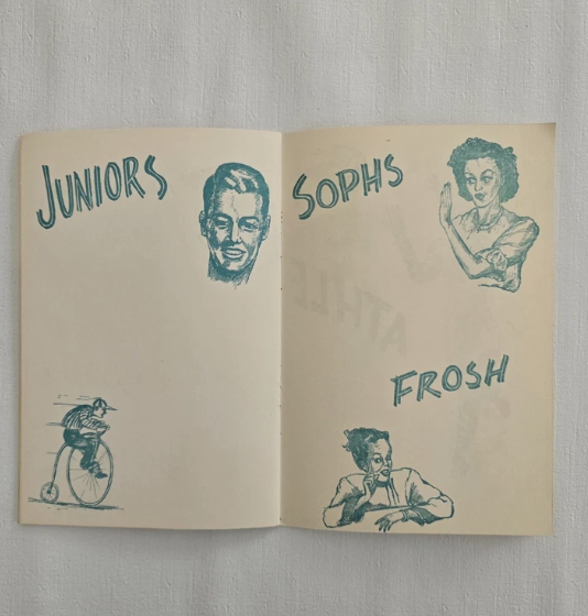 Vintage US Navy School Album Of Memories Book