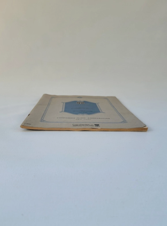 Carl Czerny Studies Piano Sheet Music Book 1 - Velocity Development 1921 VTG