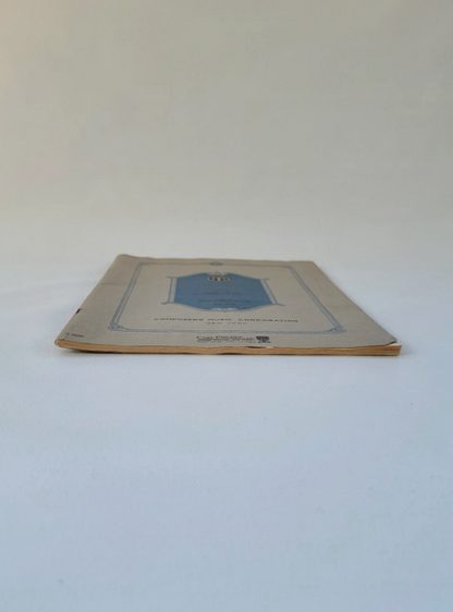 Carl Czerny Studies Piano Sheet Music Book 1 - Velocity Development 1921 VTG