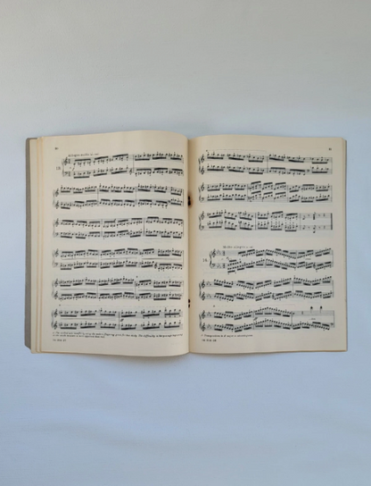 Carl Czerny Studies Piano Sheet Music Book 1 - Velocity Development 1921 VTG