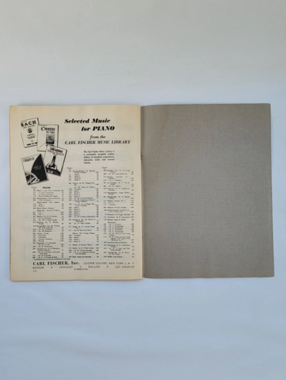 Carl Czerny Studies Piano Sheet Music Book 1 - Velocity Development 1921 VTG